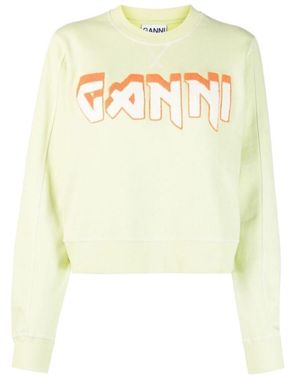 Ganni Isoli Rock Crew Neck Sweatshirt - Multicolour