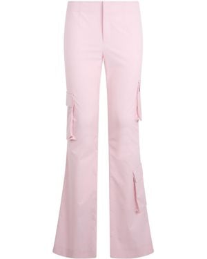 Philosophy Di Lorenzo Serafini Flared Cargo Trousers - Pink