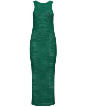 St. Agni Crochet Lace Dress - Green