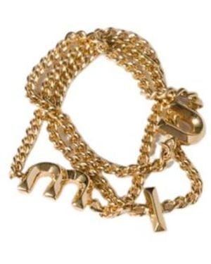 Miu Miu Metal Ring - Metallic