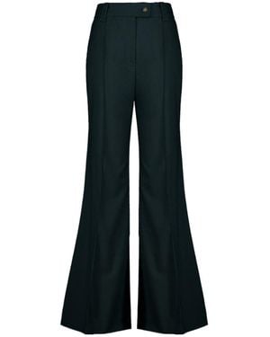 Zimmermann Wool Flared Pants - Blue