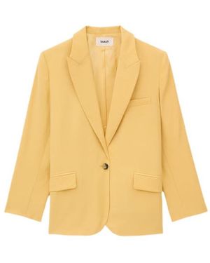 Ba&sh Single Breasted Blazer - Yellow