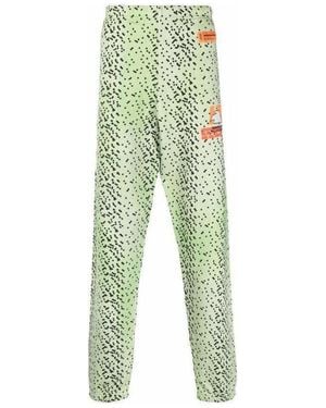 Heron Preston Printed Joggers - Green