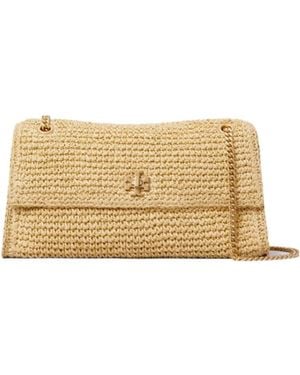 Tory Burch Woven Chain Shoulder Bag - Natural