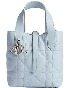 Dior Toujours Vertical Nano Tote Bag - Blue