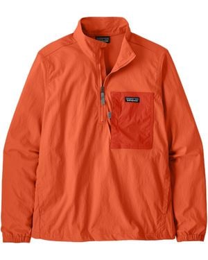 Patagonia Half-Zip Pocket Performance Jacket - Orange