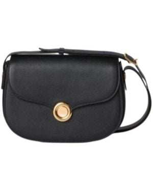 Loro Piana Ghiera Logo Shoulder Bag - Black