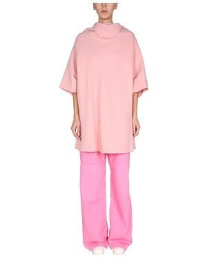 Raf Simons Serenity Wool Blend Dress - Pink