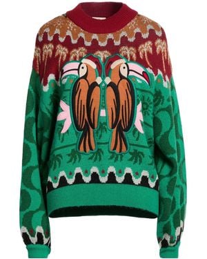 FARM Rio Printed Jumpers - Green