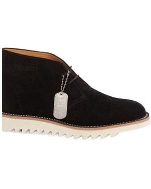 KENZO Wave Hi-Top Shoes - Black