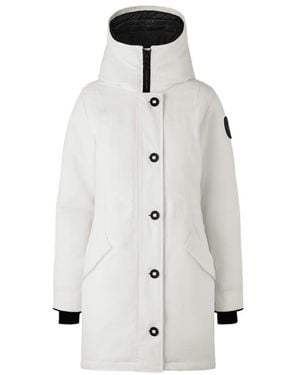 Canada Goose Rossclair Hooded Shell Coat - White