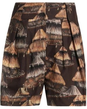 FARM Rio Multicolor Shorts - Gray