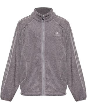 adidas Originals Borg Fleece Teamgeist Track Jacket - Grey