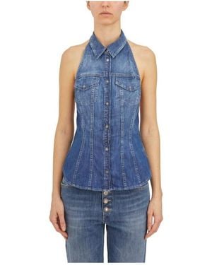 Dondup Denim Vest - Blue