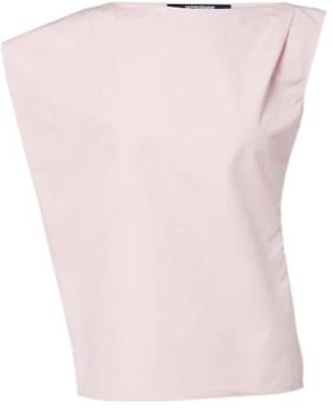 Jacquemus Haut Drap Cotton Top - Pink