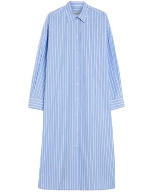 Weekend by Maxmara Long Poplin Shirt Dress - Blue