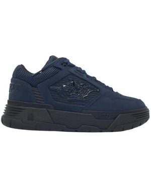 Amiri Blended-Material Sneakers - Blue