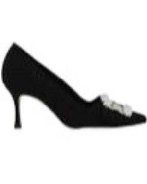 Manolo Blahnik Pointless High Heels - Black