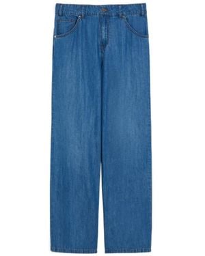 iBlues Wide-Leg Jeans - Blue