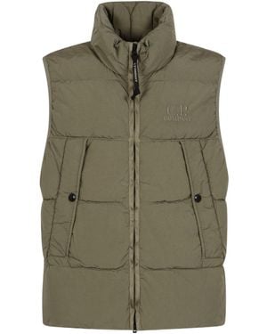 C.P. Company Quilted Padded Vest - Green