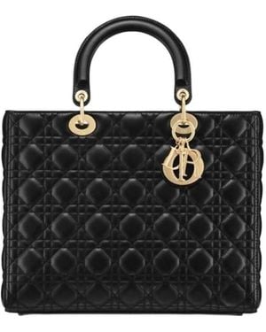Dior Large Lady Bag - Black