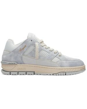 Axel Arigato Area Lo Textured Low-Top Trainers - Grey
