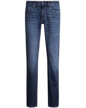 BOSS Washed Slim Jeans - Blue