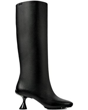 Camper High-Heeled Tall Boots - Black
