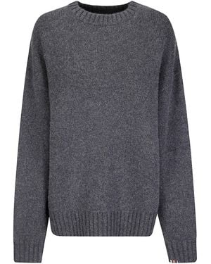 Extreme Cashmere Long-Sleeved Crew Neck Jumper - Grey