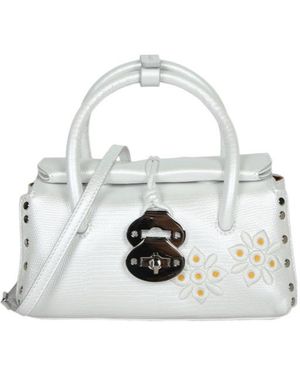 Zanellato Double-Handled Shoulder Bag - White