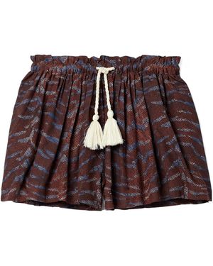 Ulla Johnson Bijou Printed Shorts - Brown
