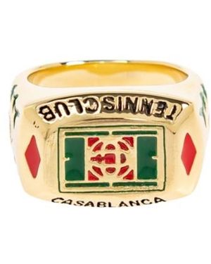 CASABLANCA Tennis Club Ring - White