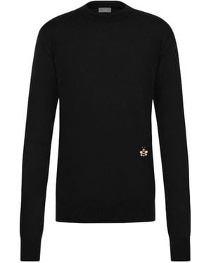 Dior X Kaws Bee Embroidered Pullover - Black