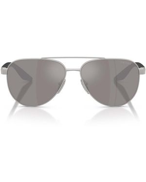 Prada Linea Rossa Prada Eyewear Aviator Sunglasses - Gray