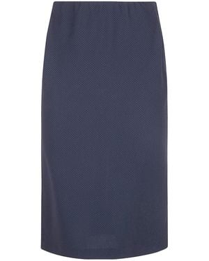 Seventy Textured Skirt - Blue