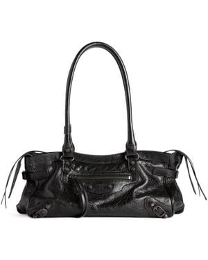 Balenciaga Le City Bag East-West - Black