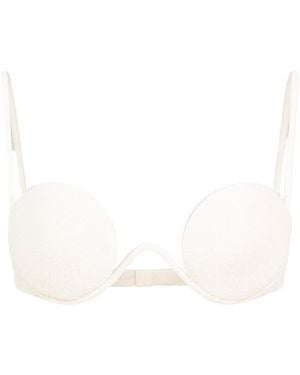Alaïa Alaïa Crepe Bralette - White