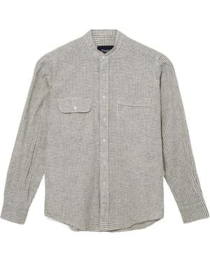 Drake's Plaid Shirt - Gray