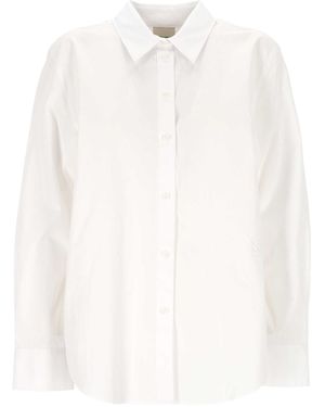 Calvin Klein Relaxed Button-Up Shirt - White