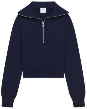 Courreges Trucker Jumper - Blue