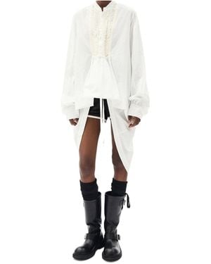 Ann Demeulemeester Ati High Comfort Shirt - White
