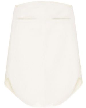 Courreges High-Waisted Pencil Skirt - White