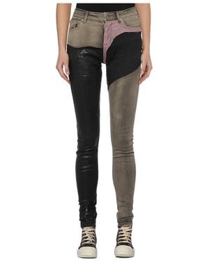 Rick Owens Logo Jeans - Black