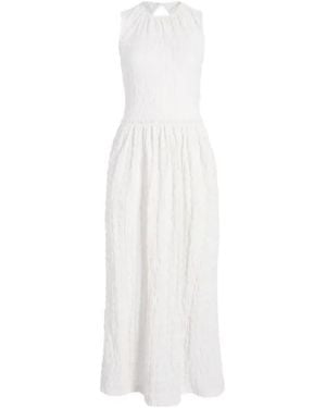 Proenza Schouler Zoira Textured Dress - White