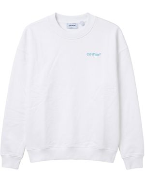 Off-White c/o Virgil Abloh Long-Sleeved Sweatshirt - White