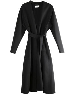 The Row Belted Coat - Black
