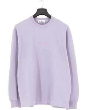 Stone Island Round-Neck Sweatshirt - Purple