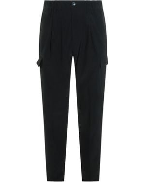 Herno Logo Casual Trousers - Black