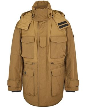BOSS Loose-Fitting Coat - Natural