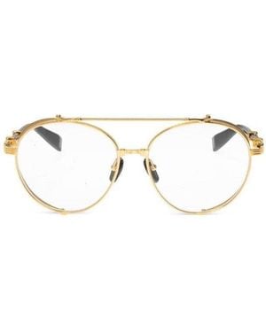 Balmain Logo Flat Mirror - White